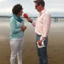 Tina being interviewed by Ryan Tubridy