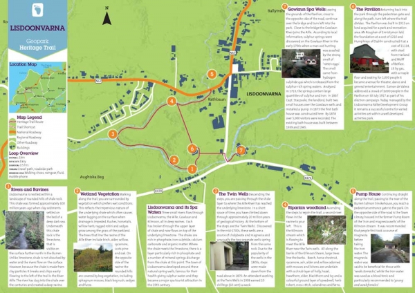 Lisdoonvarna Heritage Trail map