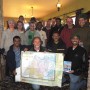 Geopark Geologist Eamon Doyle leading a fied trip