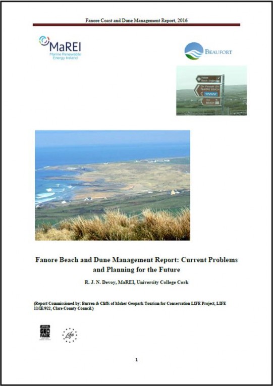 Fanore Beach Management report