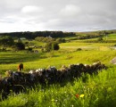 Glacial valley views from Doolin Cave